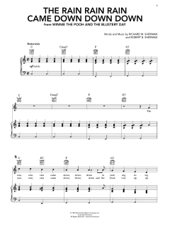 The Rain Rain Rain Came Down Down Down von Robert Bernard Sherman (Download) 