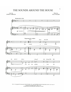 The Sounds Around The House von Alec Wilder (Download) 