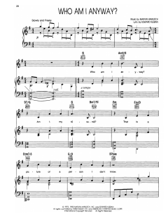 Who Am I Anyway von Edward Kleban (Download) 