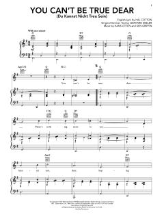 You Can't Be True Dear von Hans Otten (Download) 