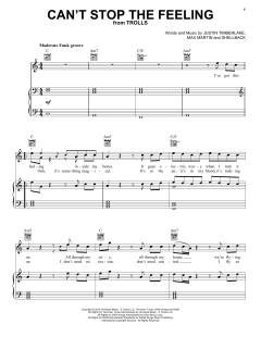 Can't Stop The Feeling von Justin Timberlake (Download) 