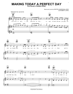 Making Today A Perfect Day von Robert Lopez (Download) 