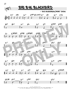 Bye Bye Blackbird von Mort Dixon (Download) 