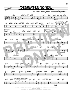 Dedicated To You von Hy Zaret (Download) 