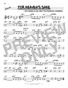 For Heaven's Sake von Claude Thornhill (Download) 