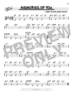 Memories Of You von Andy Razaf (Download) 