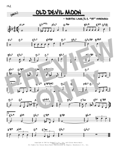 Old Devil Moon von Burton Lane (Download) 