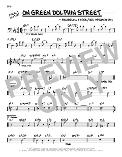 On Green Dolphin Street von Ned Washington (Download) 