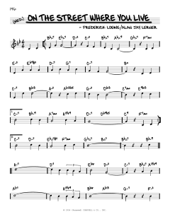 On The Street Where You Live von Alan Jay Lerner (Download) 