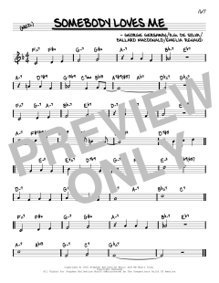 Somebody Loves Me von Buddy Gard DeSylva (Download) 