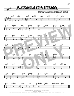 Suddenly It's Spring von Johnny Burke (Download) 