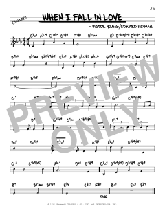 When I Fall In Love von Victor Young (Download) 
