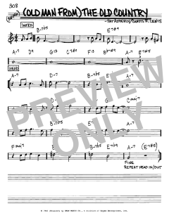 (Old Man From) The Old Country von Nathaniel Adderley (Download) 