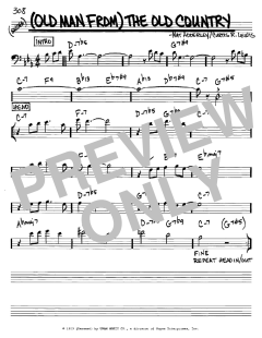 (Old Man From) The Old Country von Nathaniel Adderley (Download) 