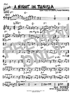 A Night In Tunisia von Dizzy Gillespie (Download) 