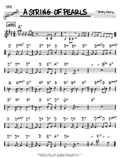 A String Of Pearls von Eddie DeLange (Download) 