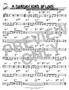 A Sunday Kind Of Love von Louis Prima (Download) 