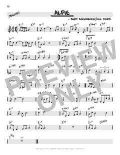 Alfie [Reharmonized version] von Hal David (Download) 