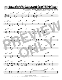 All God's Chillun Got Rhythm von Gus Kahn (Download) 