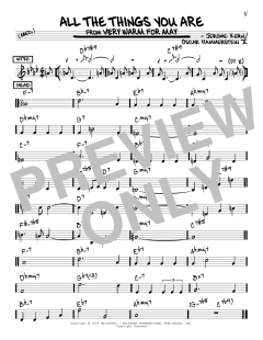 All The Things You Are von Jerome Kern (Download) 