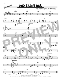 And I Love Her von The Beatles (Download) 