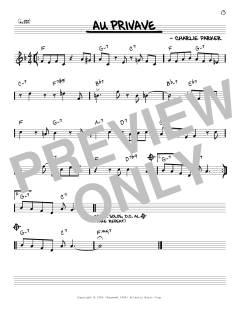 Au Privave von Charlie Parker (Download) 