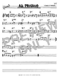 Au Privave von Charlie Parker (Download) 