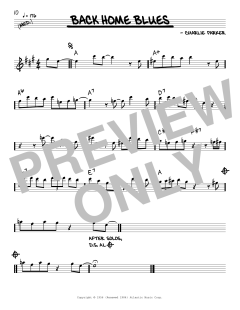 Back Home Blues von Charlie Parker (Download) 