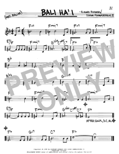 Bali Ha'i von Richard Rodgers (Download) 