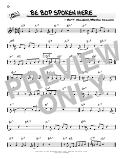 Be Bop Spoken Here von Matt Malneck (Download) 