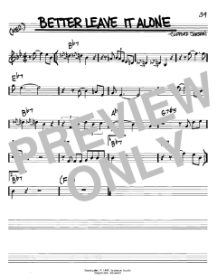 Better Leave It Alone von Clifford Jordan (Download) 