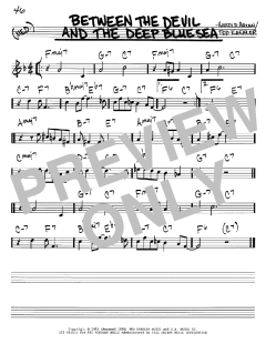 Between The Devil And The Deep Blue Sea von Harold Arlen (Download) 