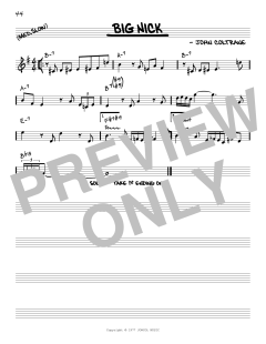 Big Nick [Reharmonized version] von John Coltrane (Download) 