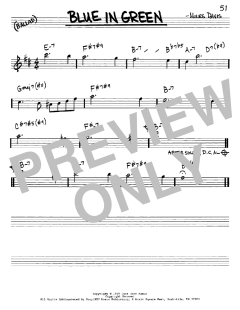 Blue In Green von Miles Davis (Download) 