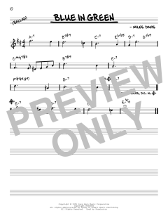 Blue In Green von Miles Davis (Download) 