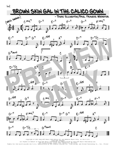 Brown Skin Gal In The Calico Gown von Duke Ellington (Download) 