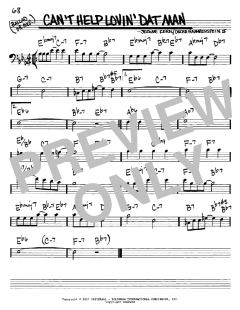 Can't Help Lovin' Dat Man von Jerome Kern (Download) 
