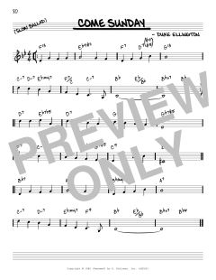 Come Sunday [Reharmonized version] von Duke Ellington (Download) 