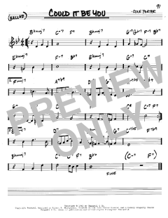 Could It Be You von Cole Porter (Download) 