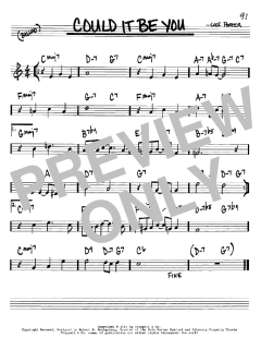 Could It Be You von Cole Porter (Download) 