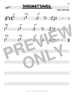 Dahomey Dance von John Coltrane (Download) 