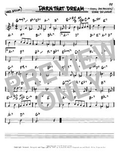 Darn That Dream von Jimmy van Heusen (Download) 