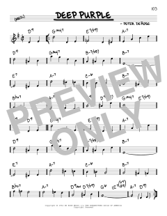 Deep Purple von Mitchell Parish (Download) 