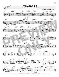 Donna Lee [Reharmonized version] von Charlie Parker (Download) 