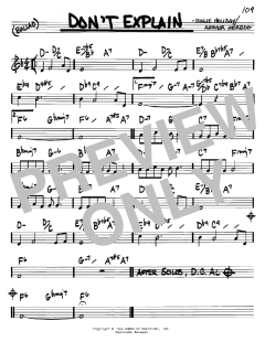 Don't Explain von Billie Holiday (Download) 