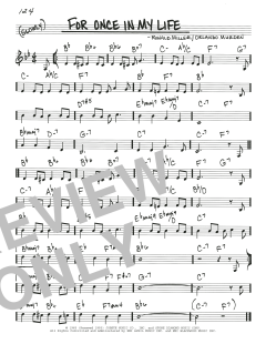 For Once In My Life von Stevie Wonder (Download) 