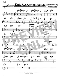 God Bless' The Child von Billie Holiday (Download) 