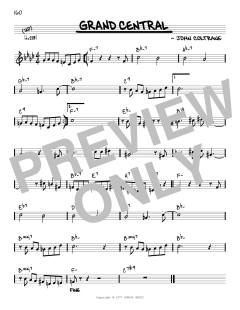 Grand Central [Reharmonized version] von John Coltrane (Download) 