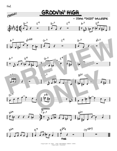 Groovin' High [Reharmonized version] von Charlie Parker (Download) 