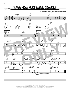 Have You Met Miss Jones? [Reharmonized version] von Richard Rodgers (Download) 